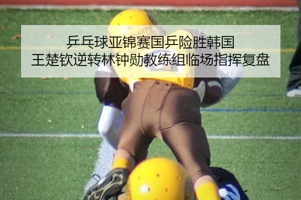 乒乓球亚锦赛国乒险胜韩国 王楚钦逆转林钟勋教练组临场指挥复盘